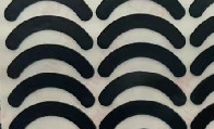 커브 블랙 PTFE 마우스 스케이트 마우스 발 크기 43*8*0.8mm