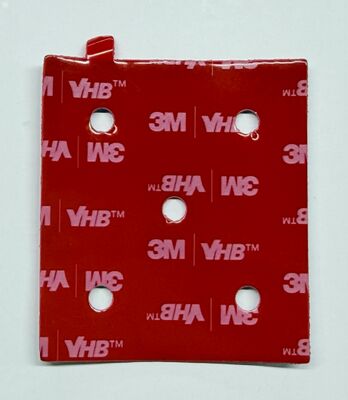 3M VHB 레드 라인어 쌍면 폼 테이프, 맞춤형 다이 커트, 고온 내성 아크릴 접착제