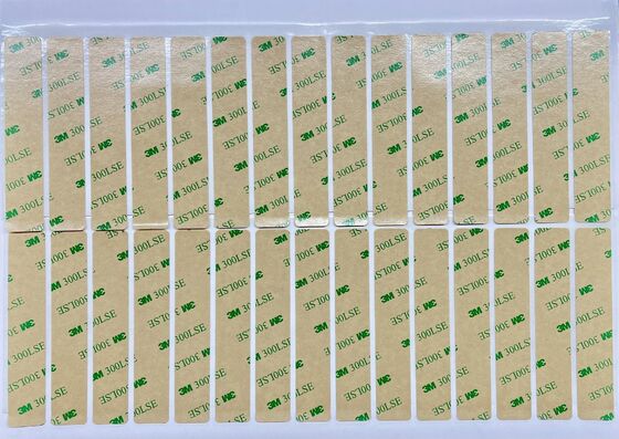 Die-Cut 3M 300LSE Double Sided Tape Strips, Custom Cut Strong Adhesive for LSE Plastics, Metal, Electronics