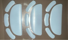 회색 폴리테트라플루오로에틸렌 마우스 스케이트 PTFE 마우스 피트 키트