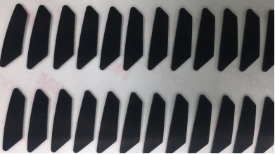 부드러운 다이가 접착 테이프 PTFE 글라이드 패드를 줄이 라고 비난에 까딱없는 UPE 영화가 포함했습니다