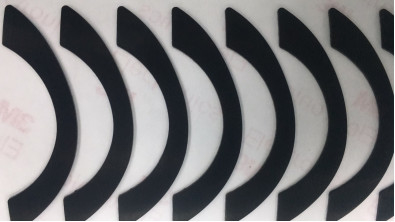 Na는 PTFE 막 테이프 생성물 두께 0.6 밀리미터 PTFE 다이 절단을 변경했습니다