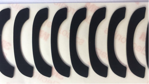 방화제 PTFE 쥐 스케이트 패드 0.7 밀리미터 높은 온도는 300 섭씨 테플론에 저항합니다