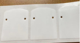 장비와 오브투라테우르를 섞는 페인트에서 0.45 밀리미터 두꺼운 플라스틱 다이 컷 PTFE 스케이트