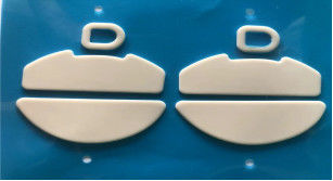 검은 타원형 PTFE 게임 마우스 스케이트, 9448HK 접착 고온 저항