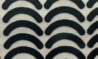 커브 블랙 PTFE 마우스 스케이트 마우스 발 크기 43*8*0.8mm