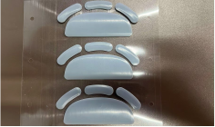 회색 폴리테트라플루오로에틸렌 마우스 스케이트 PTFE 마우스 피트 키트