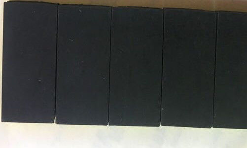 프린터 NBR EPDM 실리콘 고무 시트 A2180010218101002E는 블랙 스트립을 증명했습니다