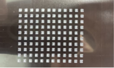 키보드용 매우 작은 투명한 마이러 1.85*1.85*0.5mm